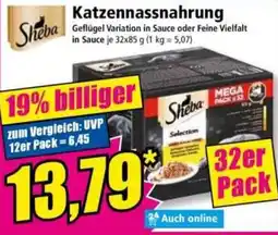 Norma Sheba Katzen Nassnahrung Angebot