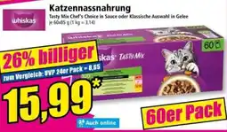 Norma whiskas Katzen Nassnahrung Tasty Mix Angebot