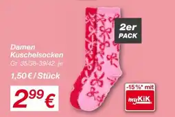 KiK Damen Kuschelsocken Angebot