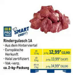 METRO SMART CHEF Rindergulasch 1A Angebot