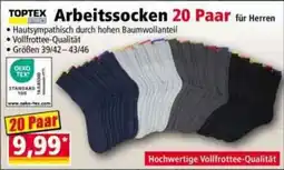 Norma TOPTEX Arbeitssocken Angebot