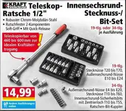 Norma KRAFT Teleskop-Innensechsrund-Stecknuss-/Bit-Set Angebot
