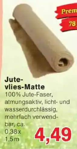 Jawoll Jutevlies-Matte Angebot