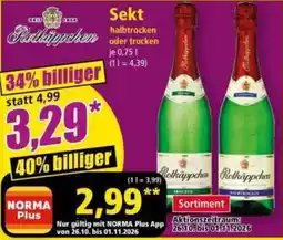 Norma Sekt Rolkäppchen Angebot