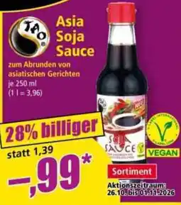 Norma TAO Asia Soja Sauce Angebot