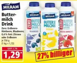Norma Milram Buttermilch Drink Angebot