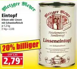 Norma Metzger Meyer Linseneintopf Angebot