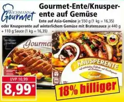 Norma Wichmann Gourmet Gourmet-Ente/Knusperente auf Gemüse Angebot