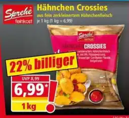 Norma Sprehe Hähnchen Crossies Angebot