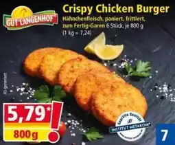 Norma Crispy Chicken Burger GUT LANGENHOF Angebot