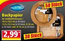 Norma mulliTEC Backpapier Angebot