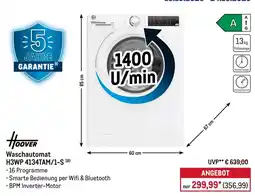 METRO Hoover Waschautomat H3WP 4134TAM/1-S Angebot