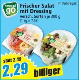 Norma taste to go Frischer Salat mit Dressing Angebot