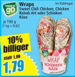Norma taste to go Wraps Angebot