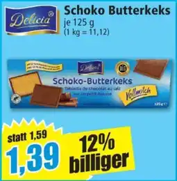 Norma Delicia Schoko Butterkeks Angebot