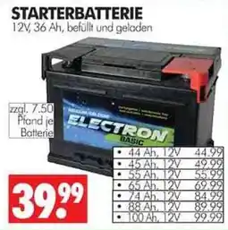 Wreesmann STARTERBATTERIE ELECTRON BASIC Angebot