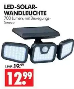 Wreesmann LED-SOLAR-WANDLEUCHTE Angebot