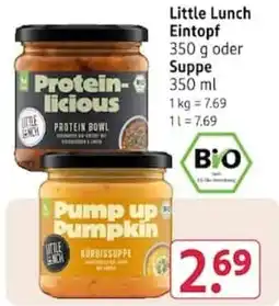 Rossmann Little Lunch Protein-licious Protein Bowl Angebot