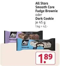 Rossmann All Stars Smooth Core Fudge Brownie oder Dark Cookie Angebot