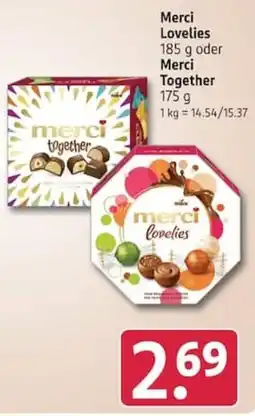 Rossmann Merci Lovelies Angebot