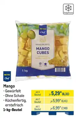 METRO METRO Chef Mango Cubes Angebot