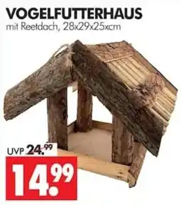 Wreesmann VOGELFUTTERHAUS mit Reetdach Angebot