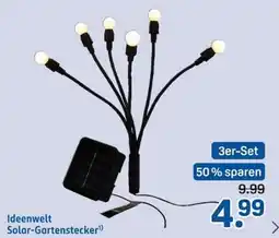 Rossmann Ideenwelt Solar-Gartenstecker Angebot