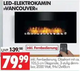 Wreesmann LED-ELEKTROKAMIN »VANCOUVER« Angebot