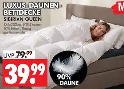 Wreesmann LUXUS-DAUNEN-BETTDECKE SIBIRIAN QUEEN Angebot