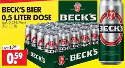 Wreesmann BECK'S BIER Angebot