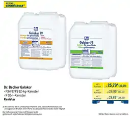 METRO Dr. Becher Galakor Angebot