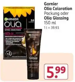 Rossmann Garnier Olia Glossing Angebot