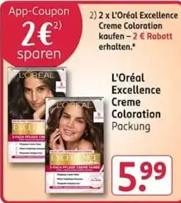 Rossmann L'Oréal Excellence Creme Coloration Angebot