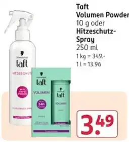 Rossmann Taft Volumen Powder Angebot