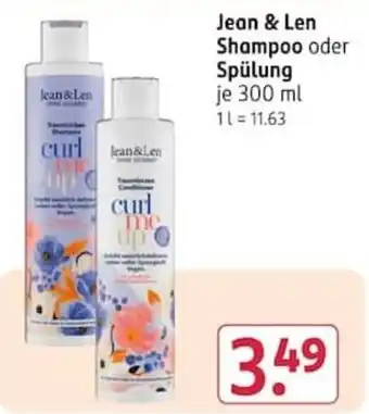 Jean & Len Shampoo oder Spülung