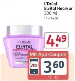 Rossmann L'Oréal Elvital Haarkur Angebot