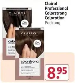 Rossmann Clairol Professional Colorstrong Coloration Angebot