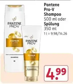 Rossmann Pantene Pro-V Shampoo Angebot