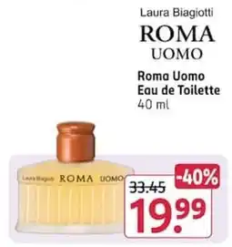 Rossmann Laura Biagiotti ROMA UOMO Angebot