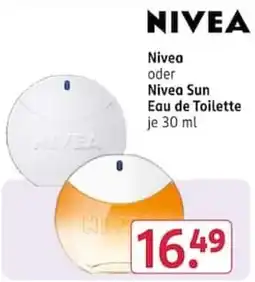 Rossmann Nivea Eau de Toilette Angebot