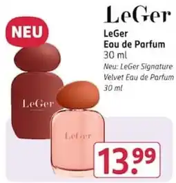 Rossmann LeGer Eau de Parfum Angebot