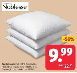 Segmüller Noblesse Kopfkissen Angebot