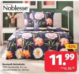 Segmüller Noblesse Baumwoll-Bettwäsche Angebot