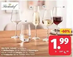 Segmüller Fürstenhof Glas-Serie „Isabella“ Kristallglas Angebot