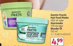 Rossmann Garnier Fructis Hair Food Maske Angebot