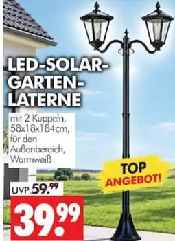 Wreesmann Led-solar-gartenlaterne Angebot