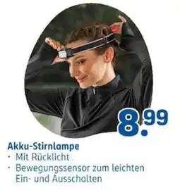 Rossmann Akku-Stirnlampe Angebot