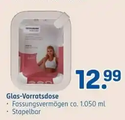 Rossmann Glas-Vorratsdose Angebot