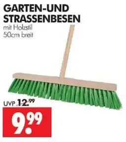 Wreesmann GARTEN-UND STRASSENBESEN mit Holzstil Angebot