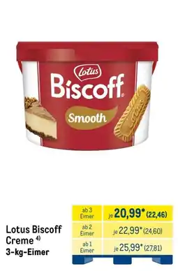 METRO Lotus Biscoff Creme Angebot